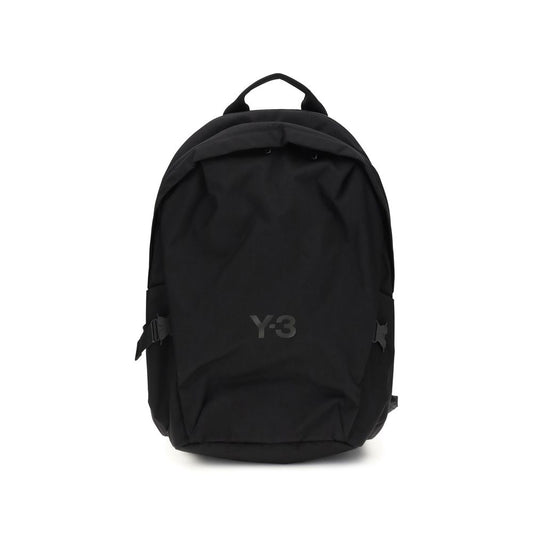 Y-3 Black Polyester Backpack
