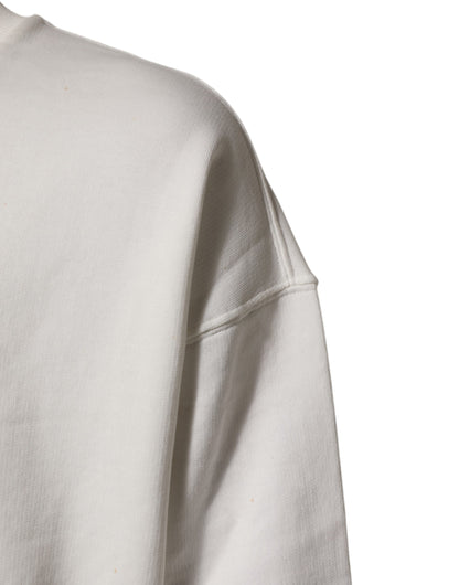 Dolce & Gabbana White DG Logo Crew Neck Sweatshirt Sweater