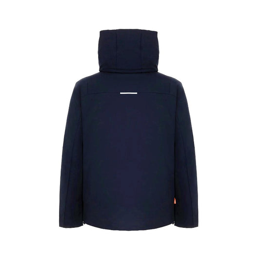 Suns Blue Polyester Jackets & Coat