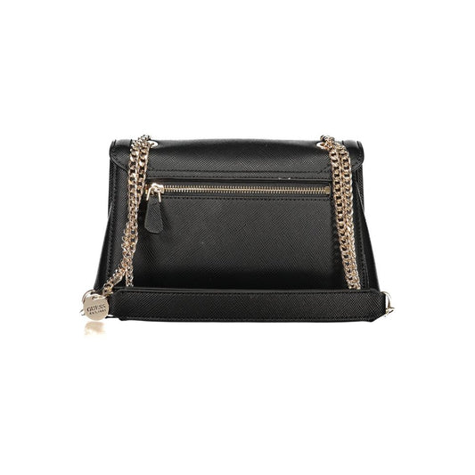 Guess Jeans Black Polyethylene Handbag