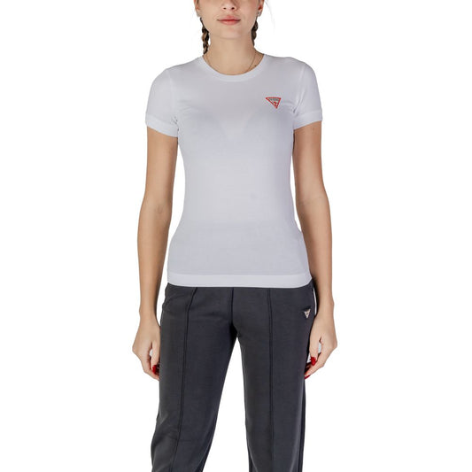 Guess White Cotton Sportswear