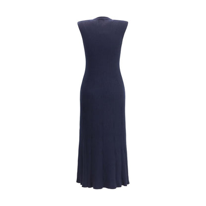 SA SU PHI Ribbed Cashmere Silk Sleeveless Long Dress