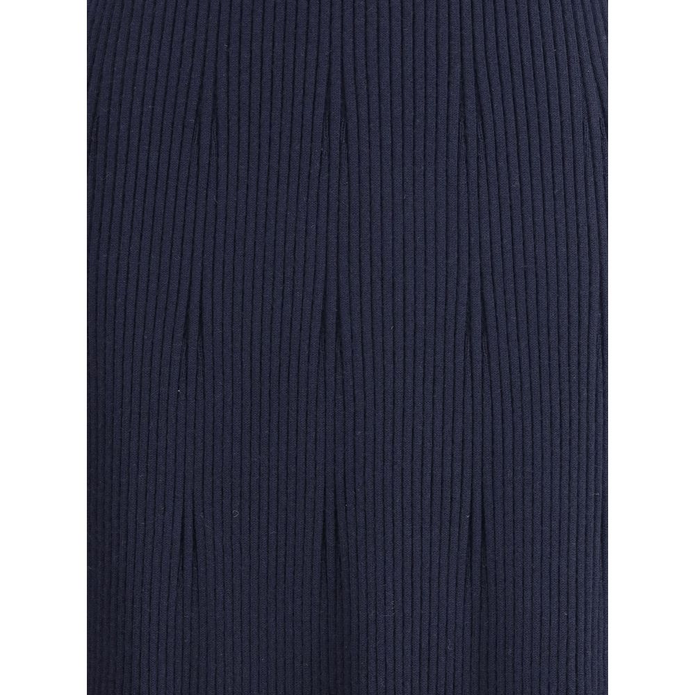 SA SU PHI Ribbed Cashmere Silk Sleeveless Long Dress