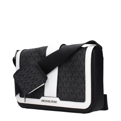Michael Kors Black Fabric Crossbody Bags