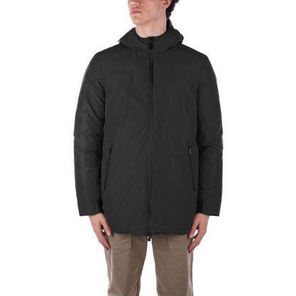 Suns Black Polyester Jackets & Coat