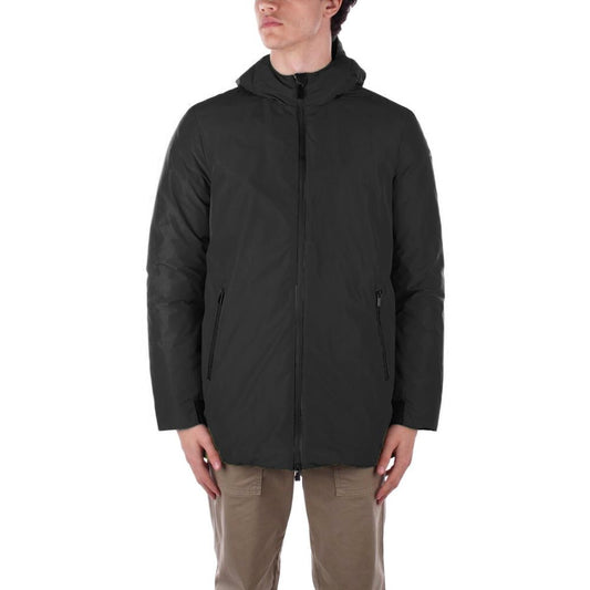 Suns Black Polyester Jackets & Coat
