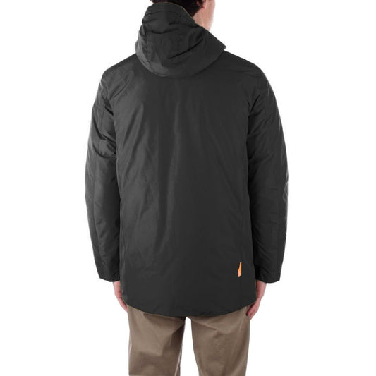 Suns Black Polyester Jackets & Coat