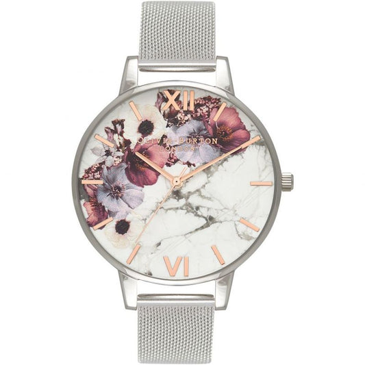 Olivia Burton Silver Stainless Steel Watch