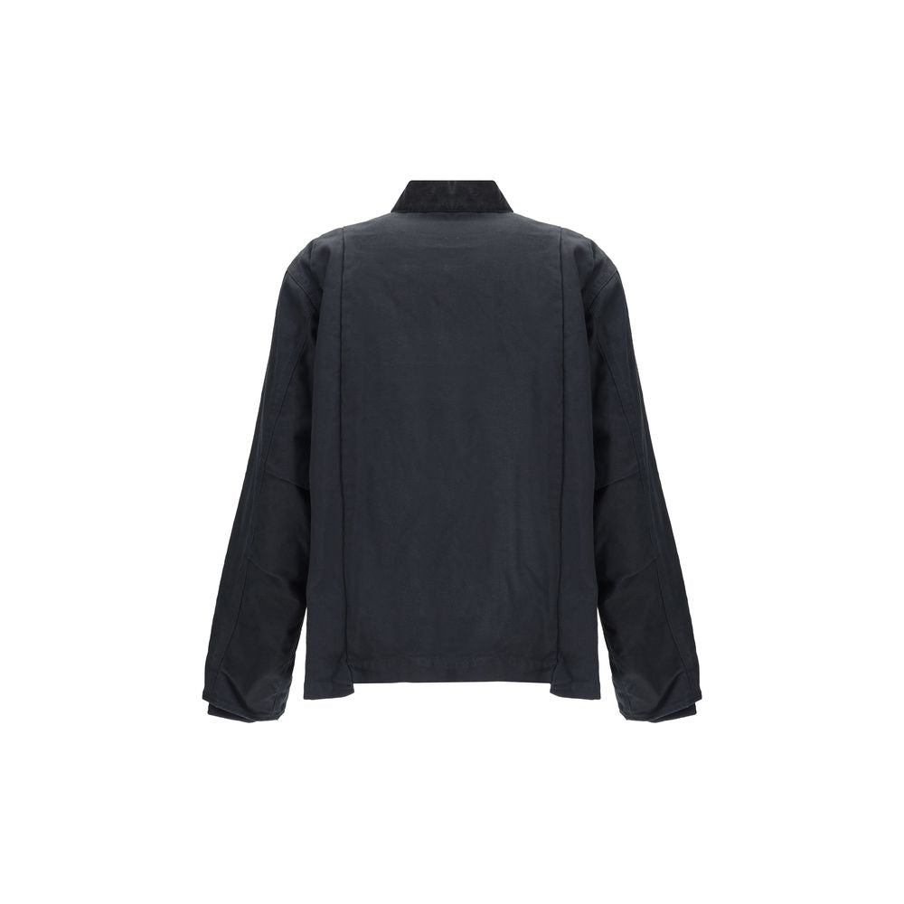 Sacai Black Cotton Coat