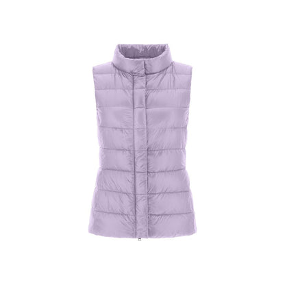 Herno Purple Polyamide Sleveless Jacket