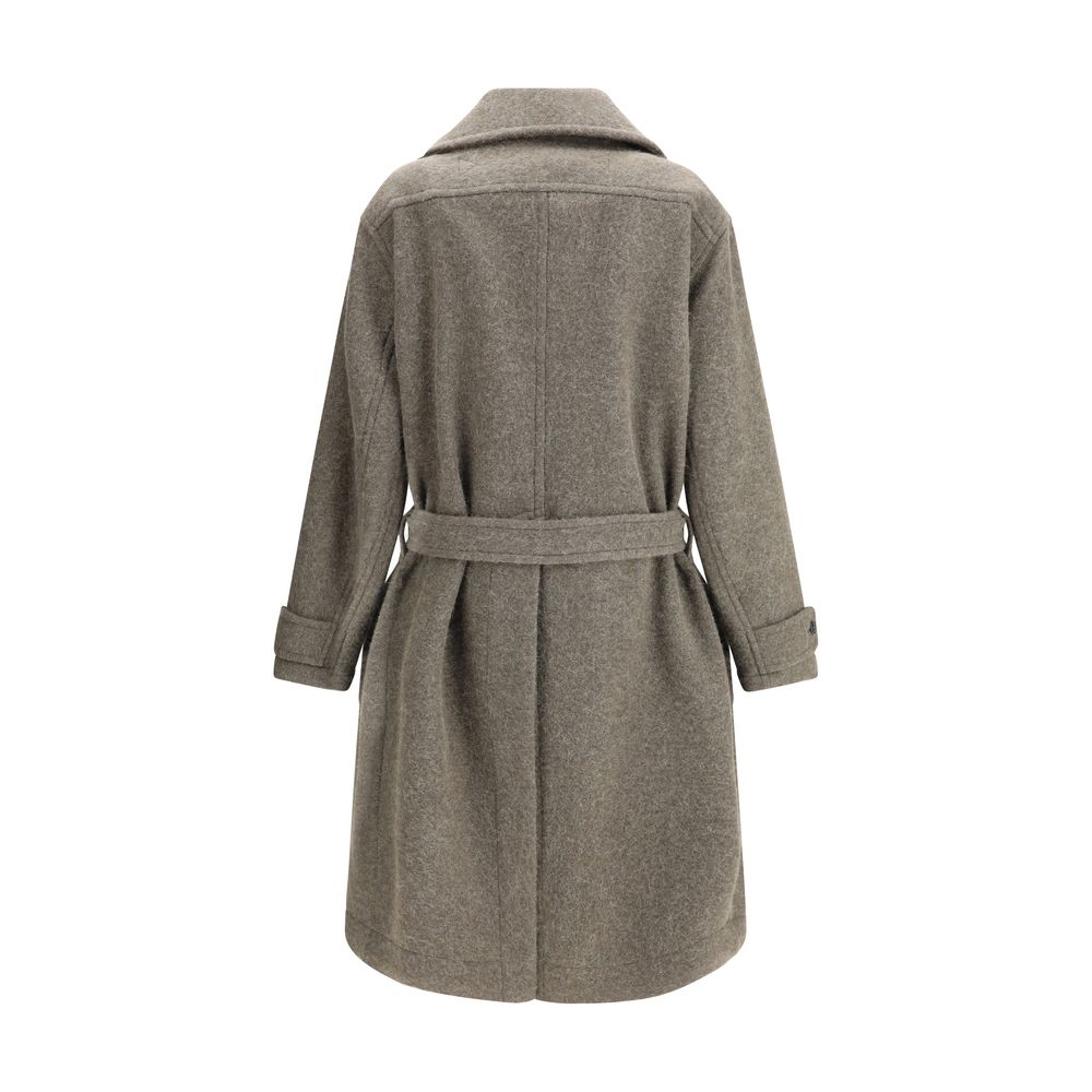Lemaire Bicolor Wool Coat