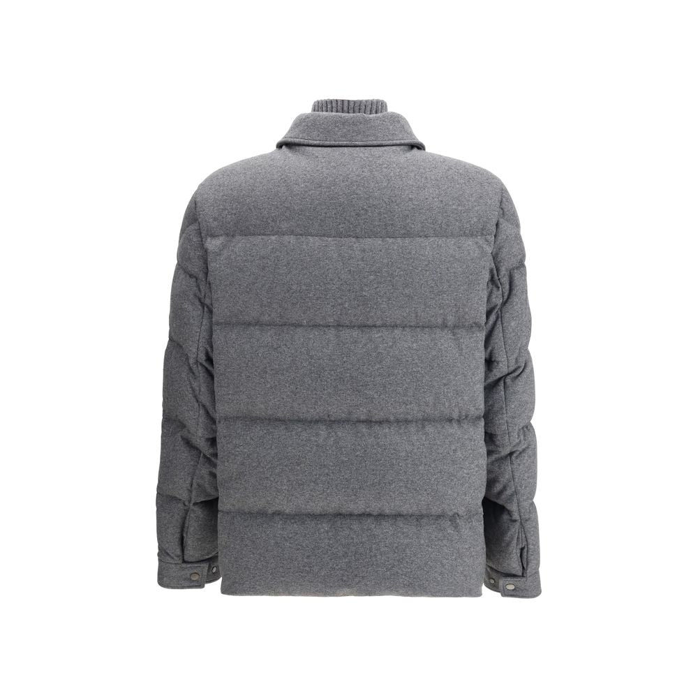 Moncler Gray Polyamide Coat