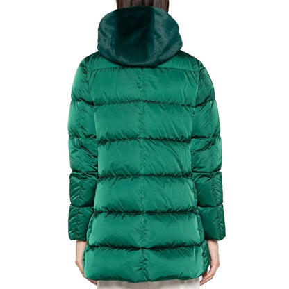 Herno Green Polyester Coat