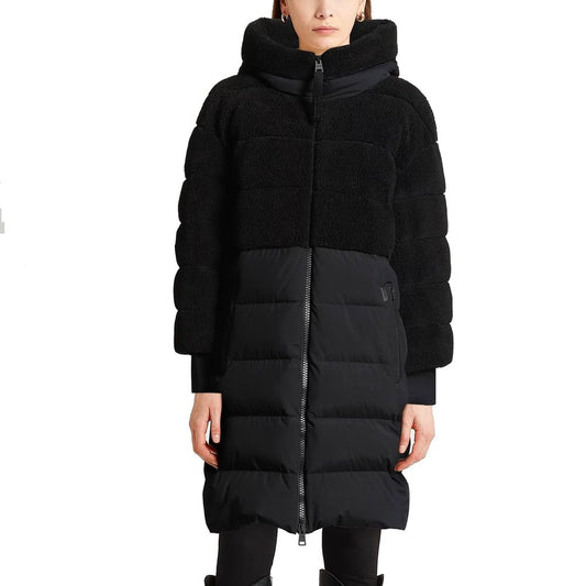 Herno Black Polyamide Coat