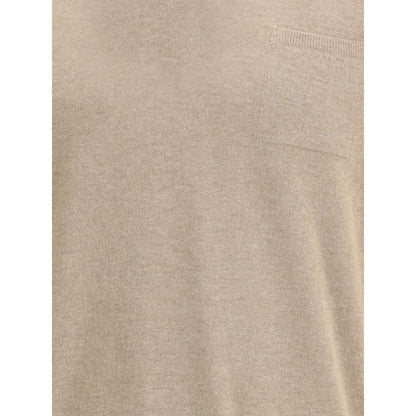 Ferragamo Beige Fleece Wool Sweatshirt