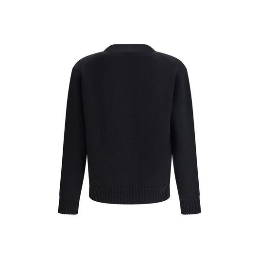 Moncler Black Fleece Wool Cardigan