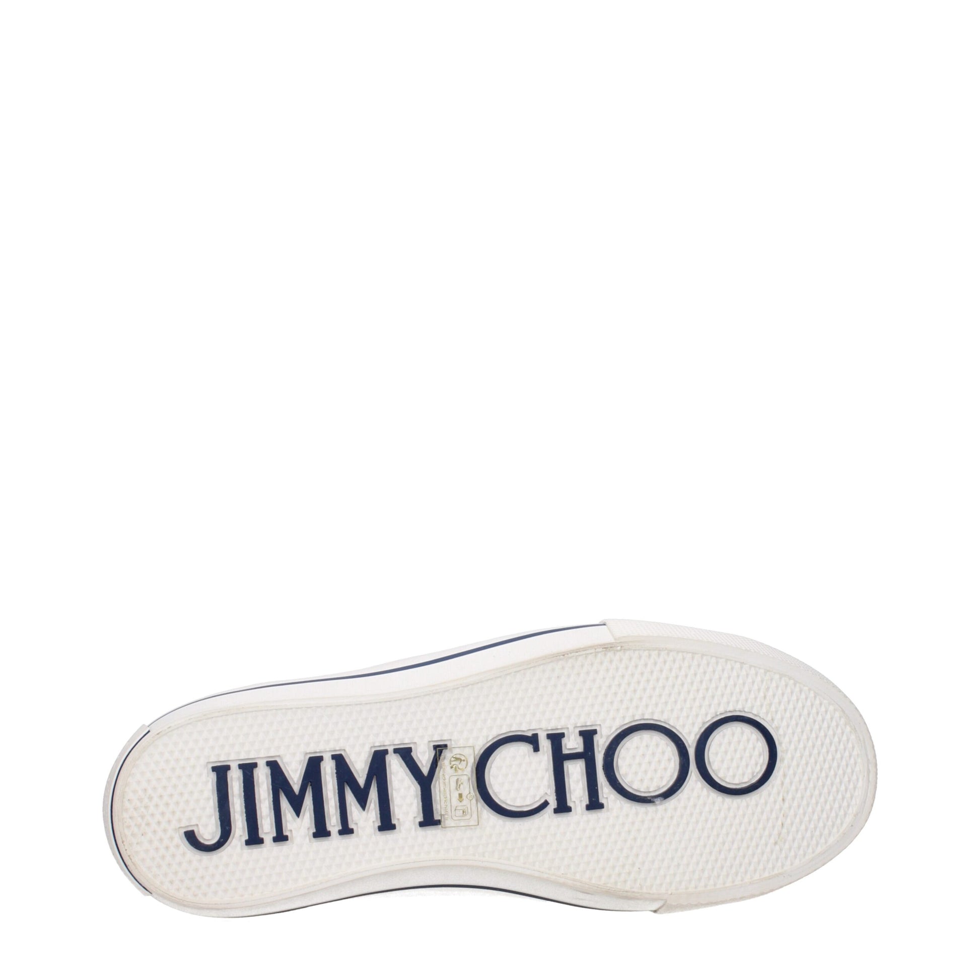 Jimmy Choo Beige Fabric Low Top Sneakers