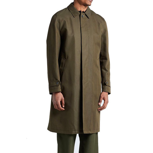 Herno Green Cotton Coat