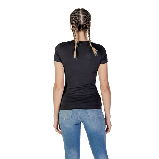 Guess Black Cotton T-Shirt