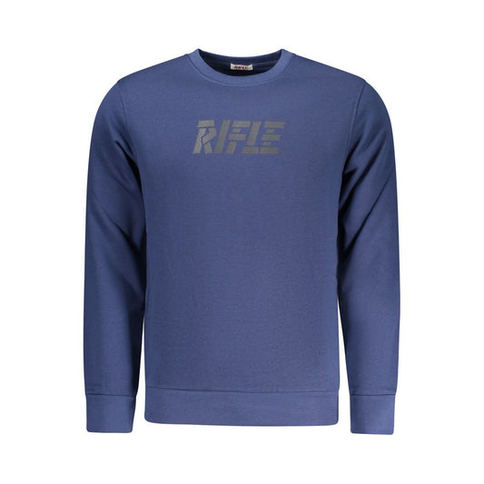 Rifle Blue Cotton Men Sweater