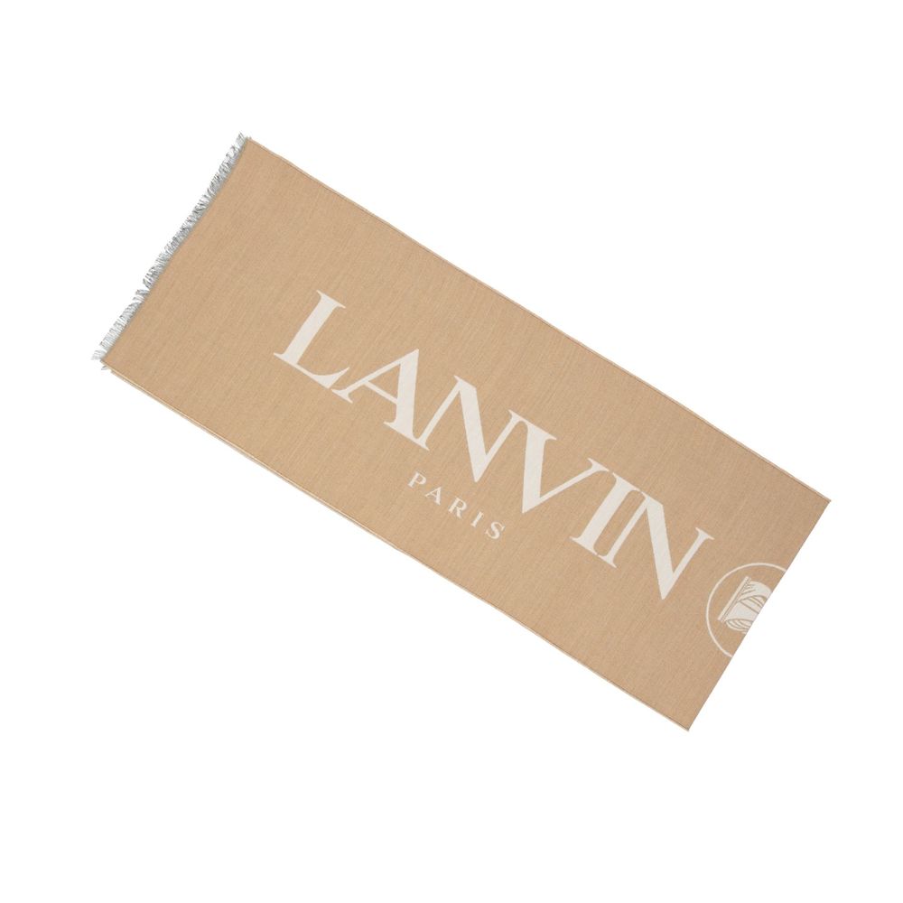 Lanvin Gray Silk Scarf