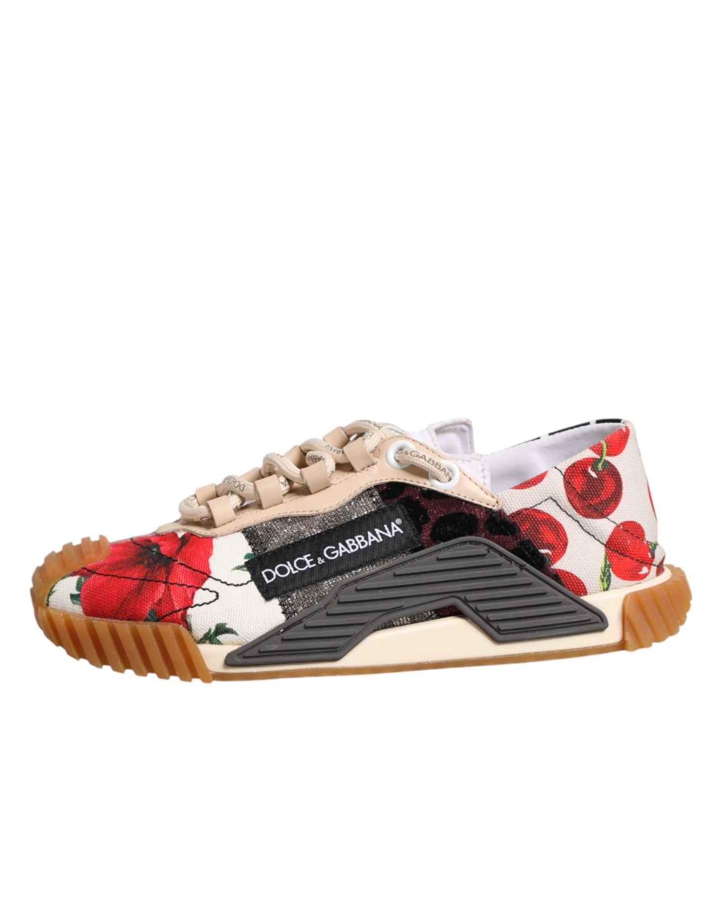 Dolce & Gabbana Multicolor Logo Low Top NS1 Sneakers Shoes