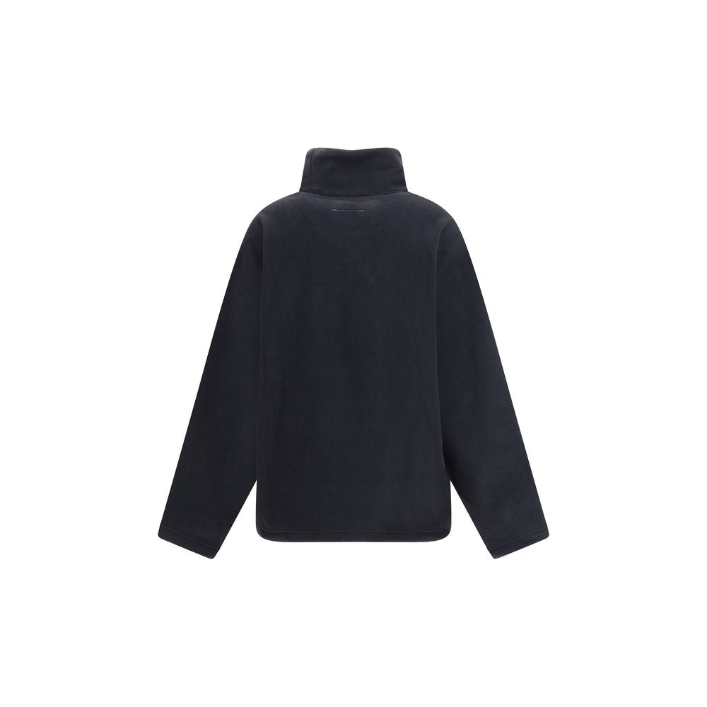 MM6 Black Polyester Sweatshirt