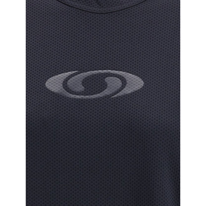 MM6 Black Polyester Top