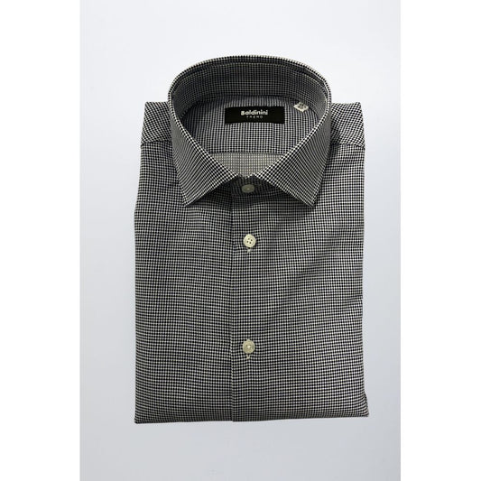 Baldinini Trend Blue Cotton Men Shirt