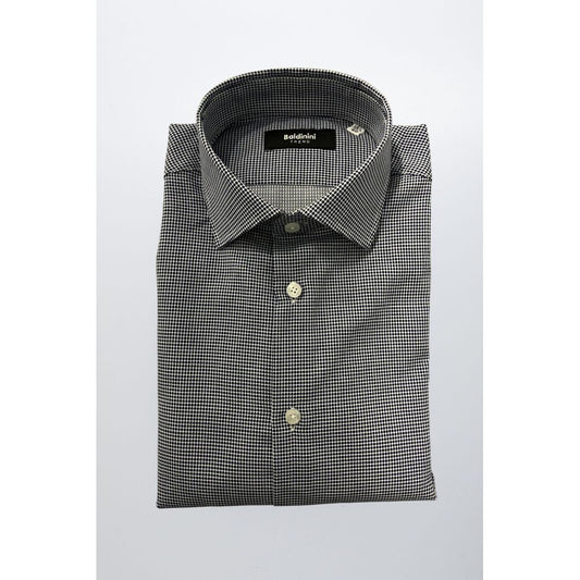 Baldinini Trend Blue Cotton Men Shirt