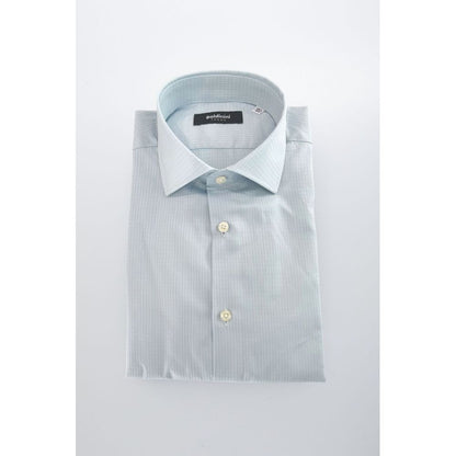 Baldinini Trend Light Blue Cotton Shirt