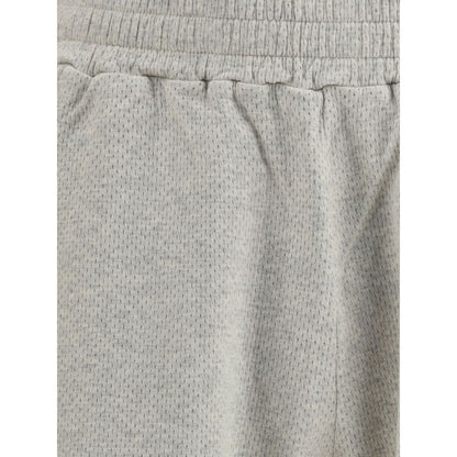 Represent Cream Cotton Bermuda Shorts