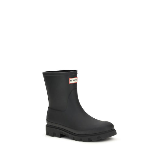 Hunter Black Rubber Rain Boots