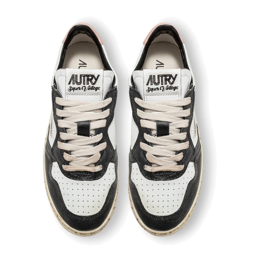 Autry White Leather Low Top Sneakers