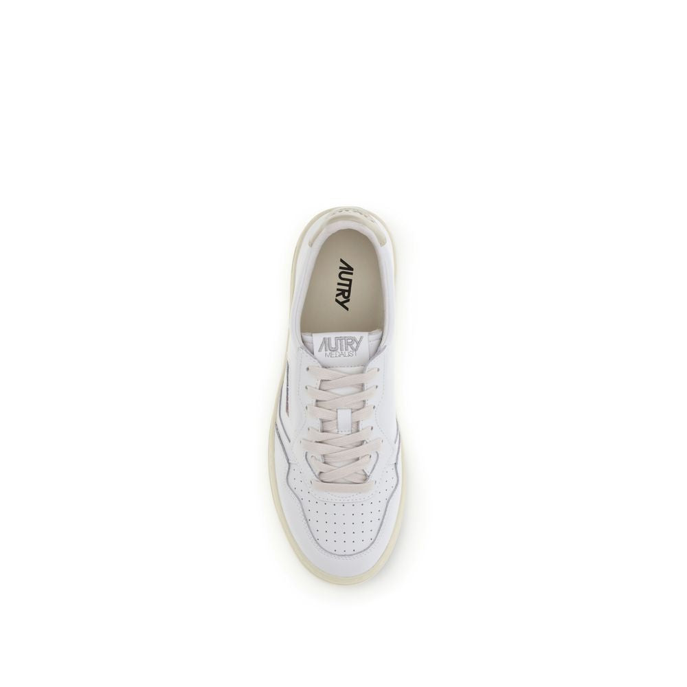 Autry White Rubber Low Top Sneakers