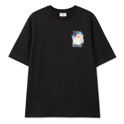 Casablanca Black Cotton T-Shirt