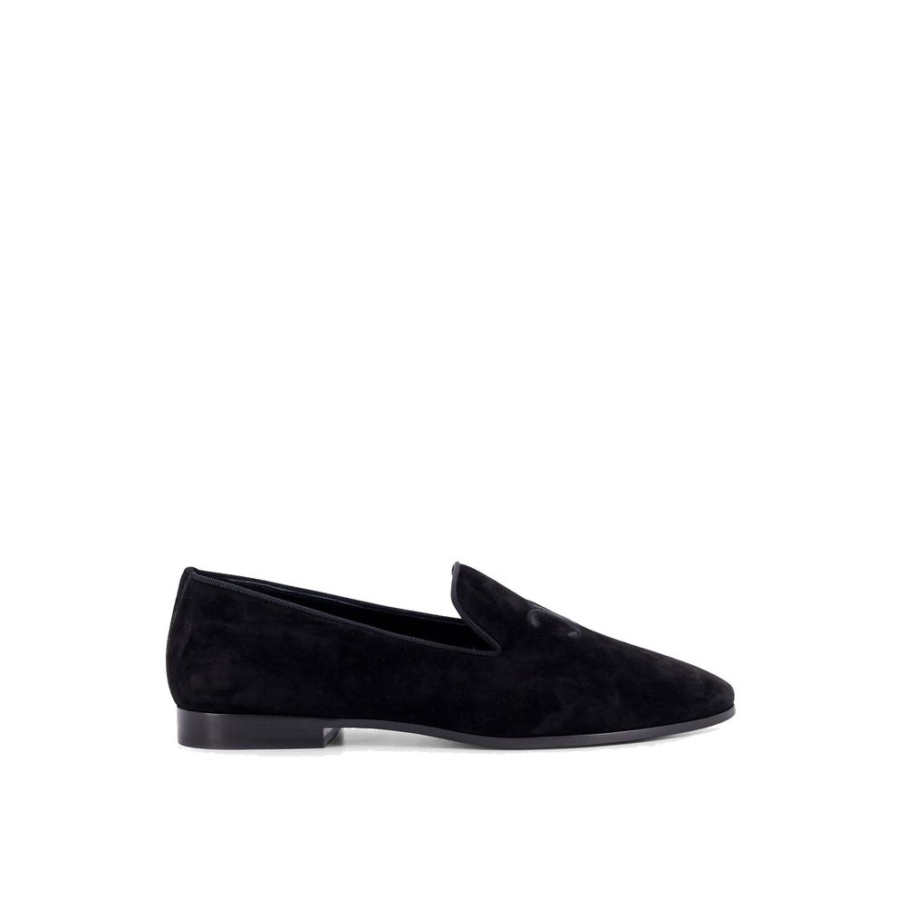 Celine Black Calfskin Slip-On Loafers