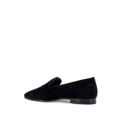 Celine Black Calfskin Slip-On Loafers