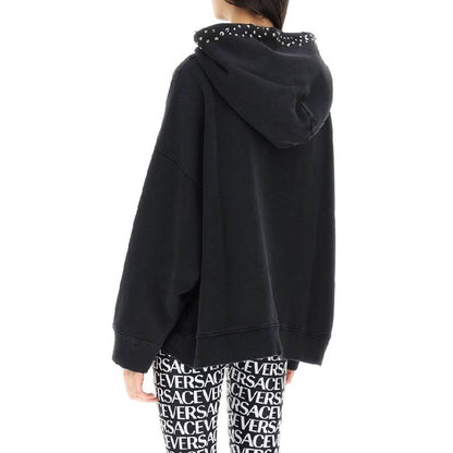 Versace Black Cotton Sweatshirt