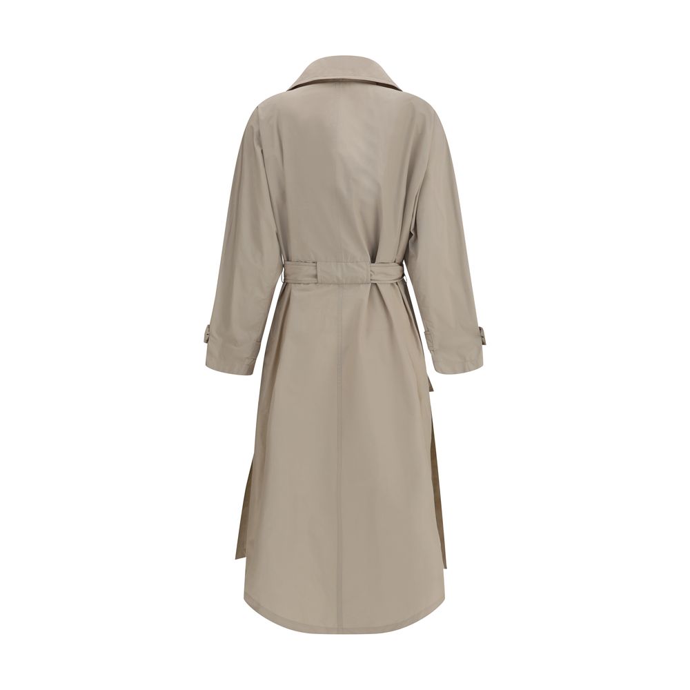 Brunello Cucinelli Beige Polyester Coat