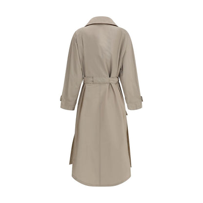 Brunello Cucinelli Beige Polyester Coat