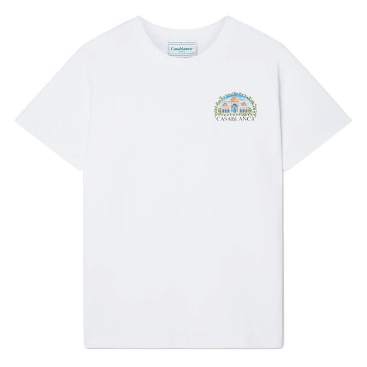 Casablanca White Cotton T-Shirt