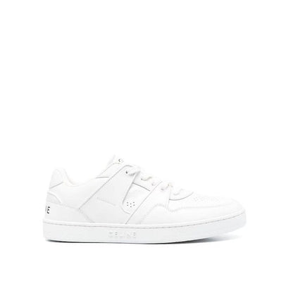 Celine White Calfskin Low Top Sneakers