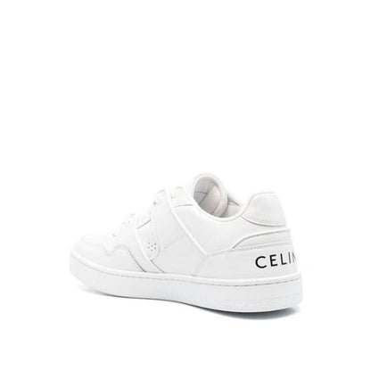 Celine White Calfskin Low Top Sneakers