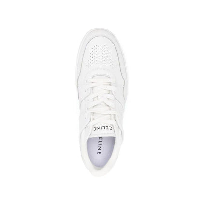 Celine White Calfskin Low Top Sneakers