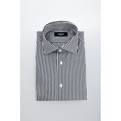 Baldinini Trend Blue Cotton Men Shirt