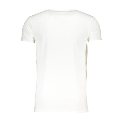 Cavalli Class White Cotton T-Shirt