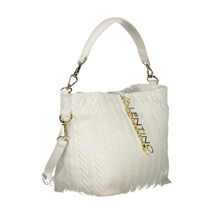 Mario Valentino White Polyethylene Handbag