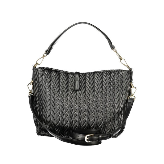 Mario Valentino Black Polyethylene Handbag