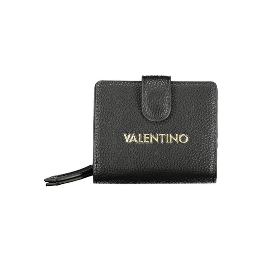 Valentino Black Polyurethane Women's Wallet